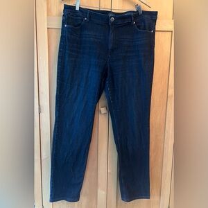 J. Jill Denim High-Rise Straight-Leg Jeans 18